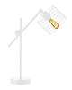 lampy stołowe Biała regulowana lampka nocna  do czytania w sypialni NEAPOL LOFT 4