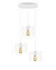 lampy wiszące Żyrandol w stylu industrialnym z regulowaną wysokością kloszy MIJAS LOFT 3