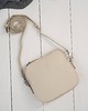torby na ramię Mała torebka damska skórzana kopertówka na ramię do ręki beżowa AY-24-BG 2