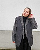 marynarki damskie Marynarka Grey silver 1