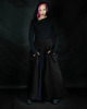 spódnice maxi Spódnica HAKAMA czarn granatowa 3