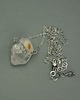 naszyjniki - inne Naszyjnik Talizman kryształ górski wire wrapping 1