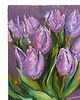 obrazy Fioletowe tulipany, oryginalny obraz olejny 6