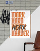 plakaty Plakat Sitodruk WORK / MARKER 2
