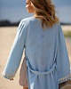 sukienki maxi damskie Kimono Moon Crystal - wiskoza  błękit 1