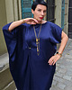 sukienki midi damskie New Dress asymetric granat 1