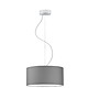 lampy wiszące Minimalistyczna lampa wisząca do sypialni z białym abażurem 30 cm HAJFA 4