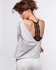 bluza bez kaptura damska BLUZA GRENOBLE gray 1