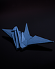 broszki Broszka Porcelanowa Origami Żuraw Czarna 1