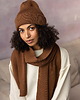 czapki damskie Czapka Cosy Days Brąz 100% Merino 1