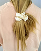 gumki do włosów Jedwabna scrunchie gumka frotka midi szampańska 1