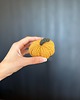 dodatki - różne Dynia ozdobna handmade, rozmiar S, kolor pomarańczowy - 1 szt. 6