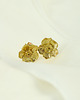 kolczyki złote Złote kolczyki kwiaty Lora 585- biżuteria artystyczna- HerRing 4