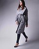 płaszcze damskie Płaszcz zimowy ocieplany DORKAS Light Grey  3