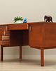 biurka Biurko tekowe, duński design, lata 70, produkcja: Dania 2