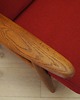 sofy i szezlongi Sofa czerwona CIGAR, duński design, lata 60, Hans J. Wegner, Getama 7