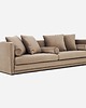 sofy i szezlongi Sofa MALMO brązowy welur, skandynawski design 1