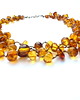 korale Bursztynowy naszyjnik na lince. 2