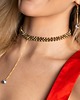 chokery Choker potrójny z krawatką Luv Enjoy 1