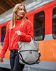 plecaki Plecak / torba 2 w 1 z szarej skóry ekologicznej 3