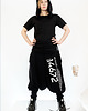 spodnie męskie Czarne wygodne spodnie baggy  NO RULES unisex 9
