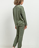 spodnie dresowe damskie Spodnie dresowe w typie jogger, MMM38, zielone 1