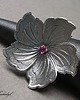 pierścionki srebrne Flower - pierścionek 5