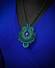 wisiory Elegancki naszyjnik soutache 1