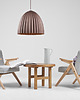 lampy wiszące Lampa wisząca PLISSART M - brązowa, miedziana 2