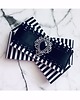 broszki Brosza Black & White  w paski NEW 7