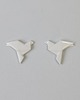 kolczyki ceramiczne Kolczyki z Porcelany Origami Gołąb 1