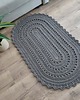dywany Dywan owalny ze sznurka szydełkowy 70cmx120cm 4