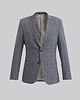 marynarki męskie Marynarka męska do zestawu portici szara slim fit 1