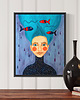 obrazy Blue Mind / obraz akrylowy na płótnie / 40x50 2