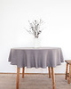 obrusy i serwetki Obrus okrągły medium linen TRUE GRAY 1