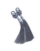 kolczyki soutache Gray and silver dragonfly- kolczyki soutache 1