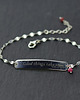 bransoletki srebrne Good things take time - bransoletka 1