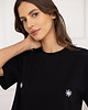 t-shirt damskie T-shirt Crop-Voila Biały Usta 2