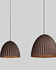 lampy wiszące Lampa wisząca PLISSART M - brązowa, miedziana 3