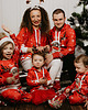 bluza z kapturem damska Damska Bluza z kapturem DR.CROW Christmas Trees 1