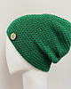 czapki damskie Czapka całoroczna przejściowa cienka bawełna s/m unisex soczysta zieleń 1