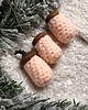 ozdoby choinkowe Pastelowe, różowe ozdoby choinkowe handmade 3