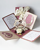 kartki scrapbooking 40 rocznica ślubu, rubinowe gody, exploding box, kartka 3d 2