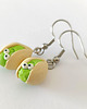 kolczyki z masy plastycznej Śmieszne kolczyki pistacje 1