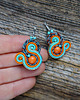 kolczyki soutache Małe kolczyki sutasz 3