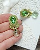 kolczyki soutache Złote  kolczyki ślubne soutache 3
