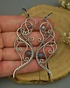 kolczyki wire wrapping Długie kolczyki labradoryt wire wrapping 5