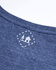 t-shirt damskie Koszulka damska z haftem GÓRY jeansowy melanż 2