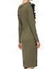 sukienki midi damskie Sukienka khaki YY100062_RAL6007 6