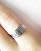 pierścionki - różne KOPI hand ring / silver 1